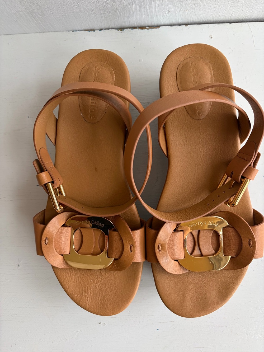 See by Chloé Chany Platform Sandals – Tan - Picture 2 of 10